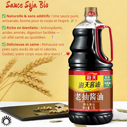 Sauce Soja Bio _ 1,9L | L’ingrédient secret de vos plats savoureux !